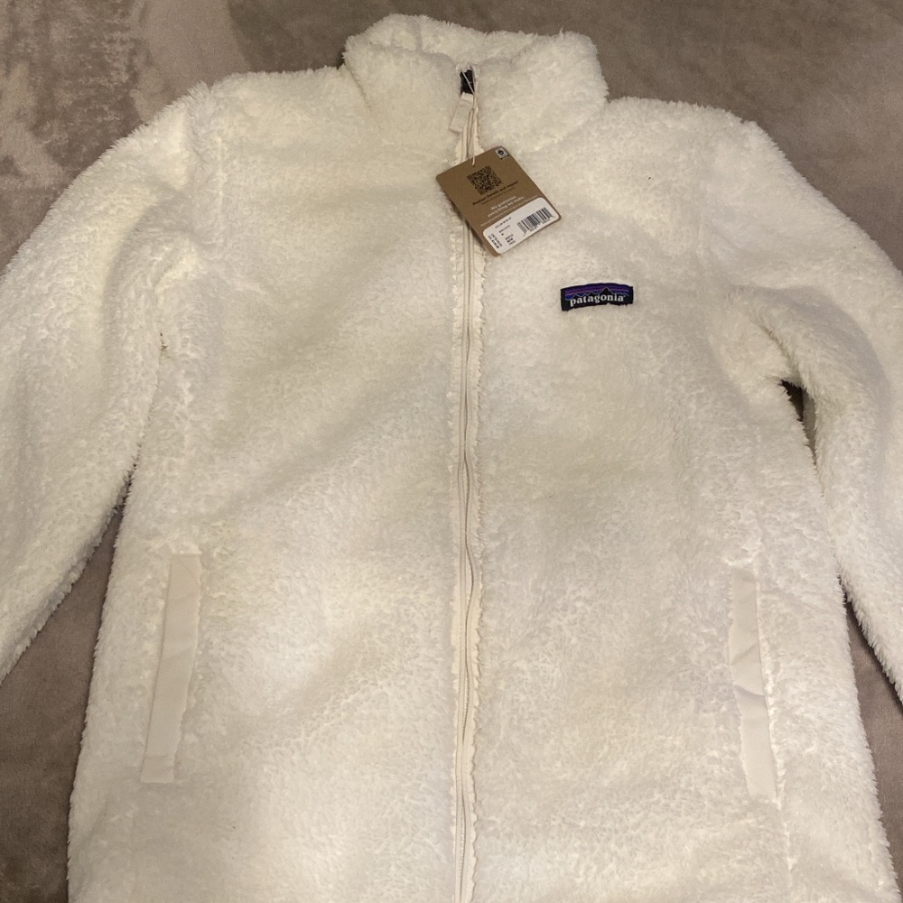 PATAGONIA WHITE FLEECE SWEATER XS
